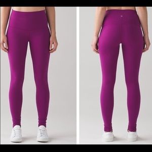 Lululemon Zone Leggings! Like New, Purple!